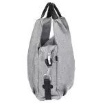 Lassig Neckline Bag, Black Mélange