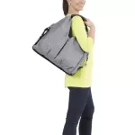 Lassig Neckline Bag, Black Mélange