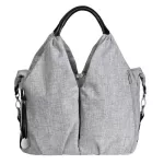 Lassig Neckline Bag, Black Mélange