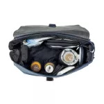 LASSIG VINTAGE LITTLE ONE & ME DIAPER BACKPACK REFLECTIVE BIG, NAVY