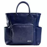 BEABA กระเป๋าหนังเปลี่ยนผ้าอ้อม Kyoto bag blue/snake
