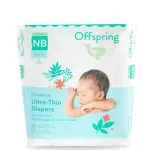 ส่งฟรี! ผ้าอ้อมเด็กสำหรับเด็กแรกเกิด  Offspring  Ultra Thin NB รุ่น บางเฉียบแบบเทป ไซส์ New Born แรกเกิด 22ชิ้น