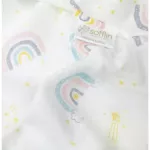 Sofflin ผ้าอ้อมมัสลินใยไผ่ ไซส์ XL ลาย Rainbow 3 ผืน