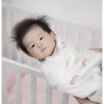 Sofflin ผ้าอ้อมมัสลินใยไผ่ ไซส์ XL ลาย Rainbow 3 ผืน