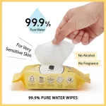 Baby Moby, 99.9% clean wipes, 20 sheets x 6 pack