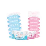 PAPA BABY, a whatever cleaning wipes, cherie, alcohol -free, 6 pieces/pack