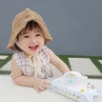 Kindy organic, Bamboo Baby Baby Vipps, 20 wet tissues, lifted 48 wrapped crates.