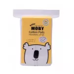 Moby Moby Cotton Pads Small Cotton Cotton Eliminals without glue, flaky, free of glow, 50 grams