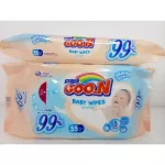 55 sheets of wet tissues made from 99% pure water.