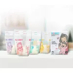 4 oz nanny milk storage bags, 4 color milk bags, 4 patterns, containing 70 leaves, mixed colors