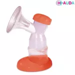 AUDA ออดา เครืองปั๊มนมออดา ปั๊มนม ไฟฟ้า ปั๊มคู่  AUDA8798 Innovature กรวย3D 1 ข้าง สีส้ม