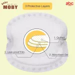 Baby Moby 60 pieces of milk disposable Breast Pads 3 pieces