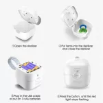 59S Portable UV Disinfecting Box Model S6 UVC LED Mini Sterilizing Box S6