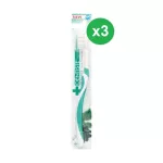 Pack 3 Dentiste 'Italy Tooth Brush Big-BLIS Italian toothbrush Large big brush head, Light Blue, Light Green, Purple Dentate