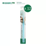 Pack 12 Dentiste 'Good Morning Pastel Toothbrush Toothbrush for Morning Get rid of plaque Deep cleaning Dentate
