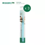 Pack 3 Dentiste 'Good Morning Pastel Toothbrush Toothbrush for Morning Get rid of plaque Deep cleaning Dentate