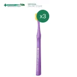 แพ็ค 3 Dentiste' 6580 Gum And Tooth Brush - แปรงสีฟัน ป้องกันเหงือกร่น เดนทิสเต้ สีม่วง เขียว ฟ้า