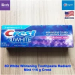 3D White White Whitening Toothpaste Radiant Mint 116 G Crest®