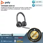 Poly: Voyager 4320 UC by Millionhead (Microphone with a microphone connected to PC/Mac via USB-A, Bluetooth supports Teams, Zoom and others).