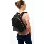 BEABA SAN FRANCISCO BACKPACK BLACK/PINK GOLD diaper Backpack