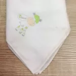 Idawin ผ้าอ้อมสาลู 12 ผืน ลายยีราฟ ขนาด 27"x27"