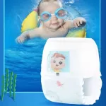 แพมเพิสว่ายน้ำ แพมเพิสเล่นน้ำ ผ้าอ้อมสำหรับว่ายน้ำ ใส่สบาย ไม่บวมน้ำ ผ้าอ้อมว่ายน้ำเด็ก