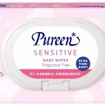 Pureen Purerine, 80 pieces of skin cleaning towels, pink pink, 4 pack