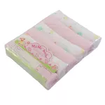 Mimibabe ผ้าอ้อมมัสลิน 27"x27" ลายเป็ดชมพู