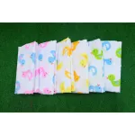 ผ้าอ้อมสาลูขนาด 27*27 คละลายนะคะ