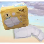 Moby Breast Milk Plate 3 -dimensional milk absorption sheet contains 60 pieces per 1 pack