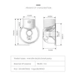 ใหม่ล่าสุด!! เครื่องปั้มนมแฮนด์ฟรี รุ่นS12 ปรับได้9ระดับ พร้อมจอLED สินค้าประกันร้าน 6 เดือนค่ะ
