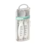 Beaba, a fork with 2nd Age Training Fork and Spoon Storage Case Included - Gray