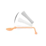 ฺ BEABA Practice Diet 360 Training Spoon - Nude