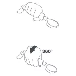 ฺ BEABA Practice Diet 360 Training Spoon - Nude