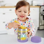 Jar for snacks/food Cute, bright, designed using the brand's specific character of the brand Suitable for children aged 1 year and over