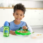 Cute design dishes By using the specific character of the brand Suitable for children aged 6 months and over