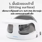 bebeplay เก้าอี้หัดนั่ง Premium Nest Booster Seat เก้าอี้เด็ก เก้าอี้ทานข้าวเด็ก เก้าอี้นั่งเด็ก