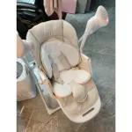 Rocking kids เก้าอี้ไฮแชร์ เปลไกวอัตโนมติ เก้าอี้ทานข้าวเด็ก Royal Smart Swing high chair  2in1 multifunction