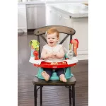 Infantino, a portable dining chair with toys