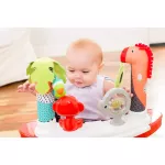 Infantino, a portable dining chair with toys