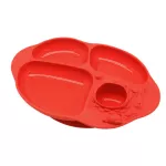 Marcus & Marcus - Silicone food tray divides the suction channel with Yummy Dip table.