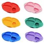 Marcus & Marcus - Silicone food tray divides the suction channel with Yummy Dip table.