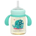 Marcus & Marcus - PPSU 6 OZ baby water bottle, change, put milk, straw or pork, can drink PPSU Transition Trainer Bottle.