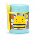 Jar for snacks/food Cute, bright, designed using the brand's specific character of the brand Suitable for children aged 1 year and over, made from stainless steel. That can maintain the temperature of