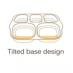 MOTHER'S CORN, a rating tray, school food, School Bus Platter, heat resistant and cold For children aged 1 year and over