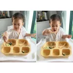 MOTHER's Corn Self Training Spoon & Fork Set Training Step3, a 100% -of -it -yourself -eating spoon, suitable for children aged 1+ years.