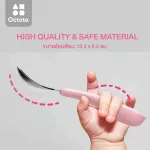 Octo, a fork set with Fork & Spoon Travel Cutlery Set box Portable baby fork For 6 months or more