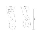 Set forkyk Square fork, eat, eat, children, easy to catch, safe, genuine spoon, bend, do not hit the mouth