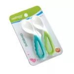 Abloom spoon for children Practice eating by yourself. Spoon Set for Children Blue/Green