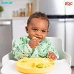 BUMKINS Silicone dish sucks a non -slip surface, safe for children, Silicone Grip Dish.